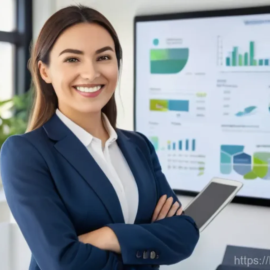 공인중개사 자격증 취득 후 새로운 도전 - **Prompt:** A professional and friendly female real estate agent, dressed in a smart business suit, ...