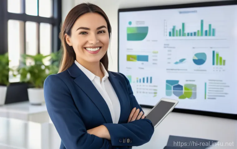 공인중개사 자격증 취득 후 새로운 도전 - **Prompt:** A professional and friendly female real estate agent, dressed in a smart business suit, ...