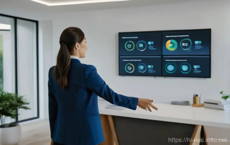 공인중개사와 부동산 정책 변화 대응법 - **Prompt:** "A highly professional and approachable female real estate agent, dressed in smart busin...