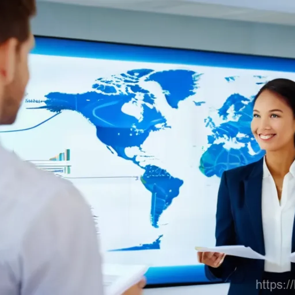 공인중개사 자격증 활용 해외 부동산 거래 - **Prompt 1: Global Real Estate Visionary**
    A confident, well-dressed female real estate professi...