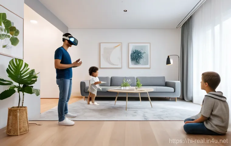 공인중개사 부동산 관련 최신 기술 사례 연구 - **Prompt:** A diverse, professional real estate agent, smiling and gesturing confidently, sits oppos...