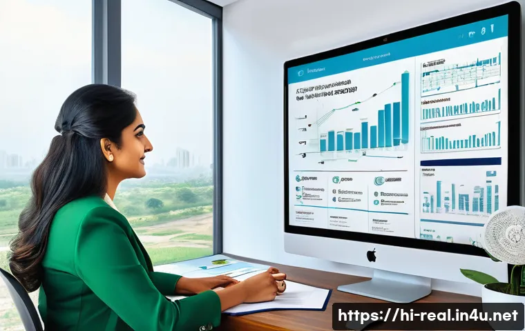 공인중개사 부동산 정책 이해하기 - A detailed and vibrant digital illustration of a modern Indian real estate agent consulting with div...