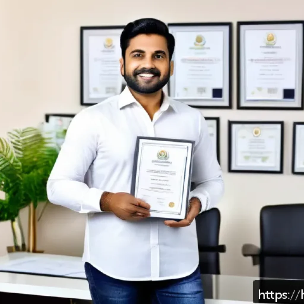 공인중개사 자격증 활용 글로벌 부동산 진출 - A professional Indian real estate agent in formal attire, confidently presenting property documents ...