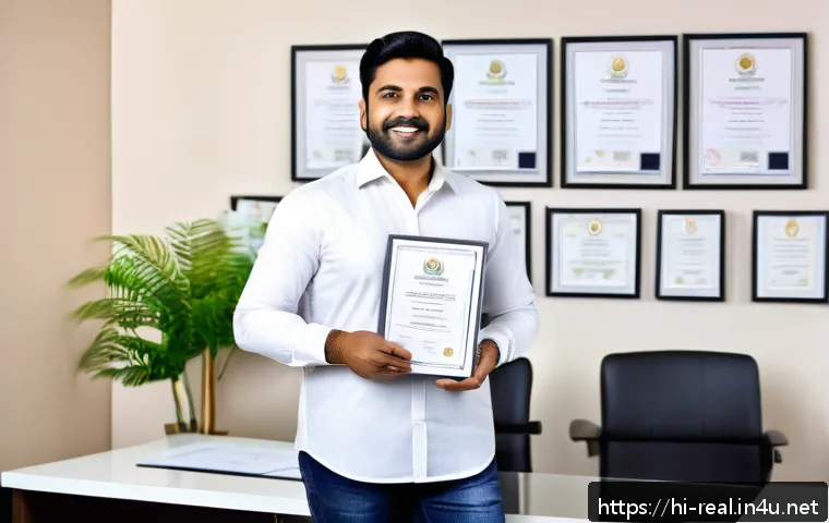 공인중개사 자격증 활용 글로벌 부동산 진출 - A professional Indian real estate agent in formal attire, confidently presenting property documents ...