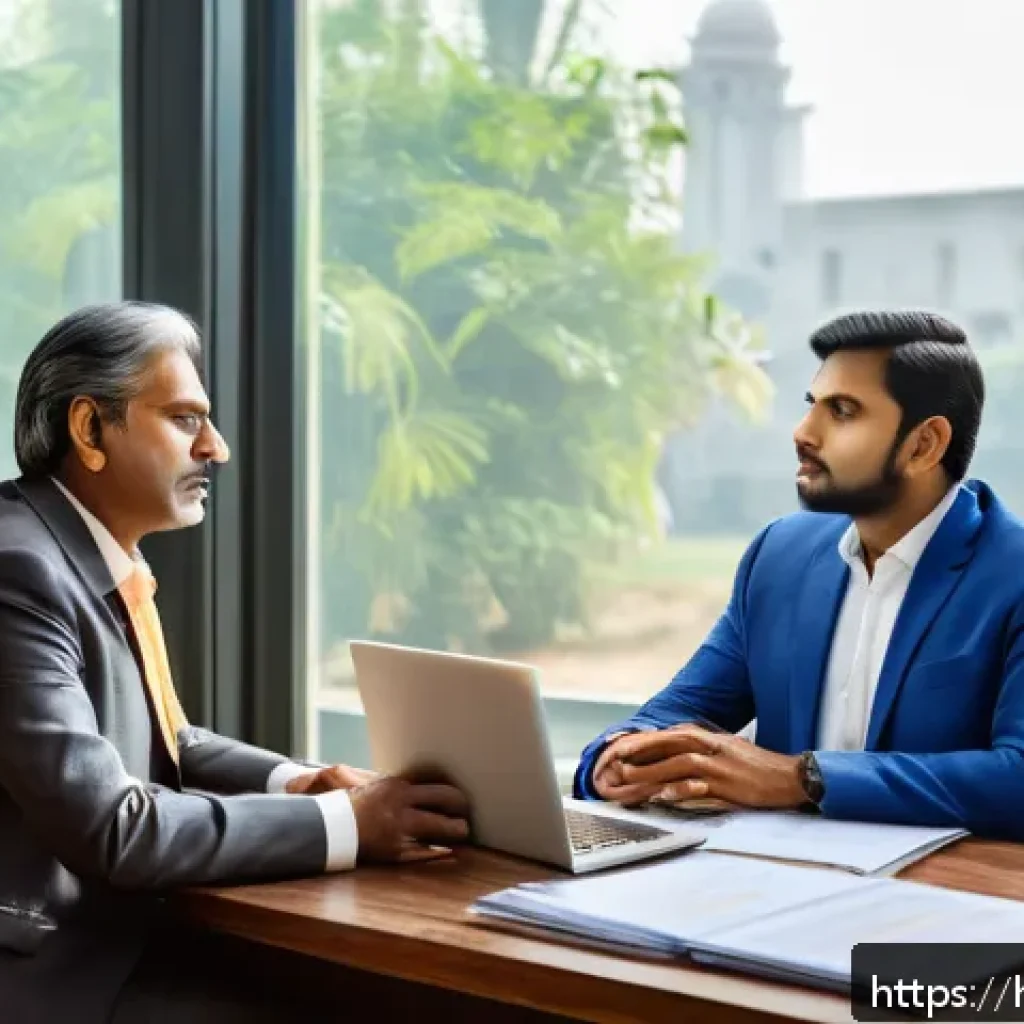 공인중개사 부동산 거래 성공 비결 - A professional Indian real estate agent attentively listening to a middle-aged Hindi-speaking client...