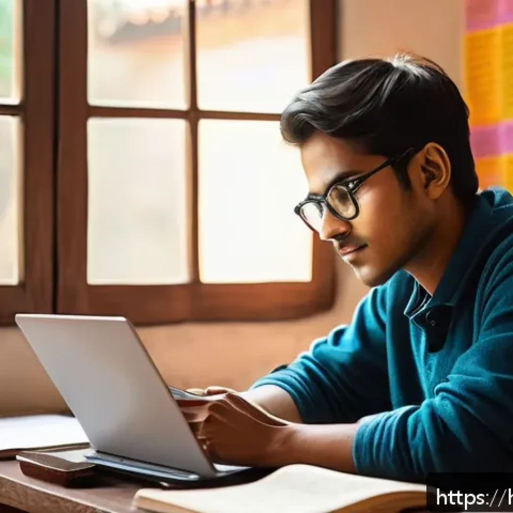 공인중개사 시험 준비를 위한 스터디 조언 - A focused Indian student studying for the 공인중개사 exam in a cozy, well-organized study room with a det...